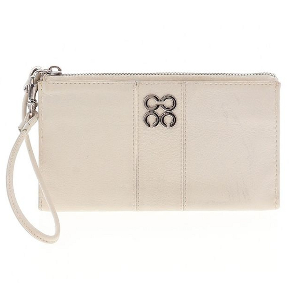 🔥 NEW 100% AUTHENTIC Coach Ivory Zip Wallet/Clutch